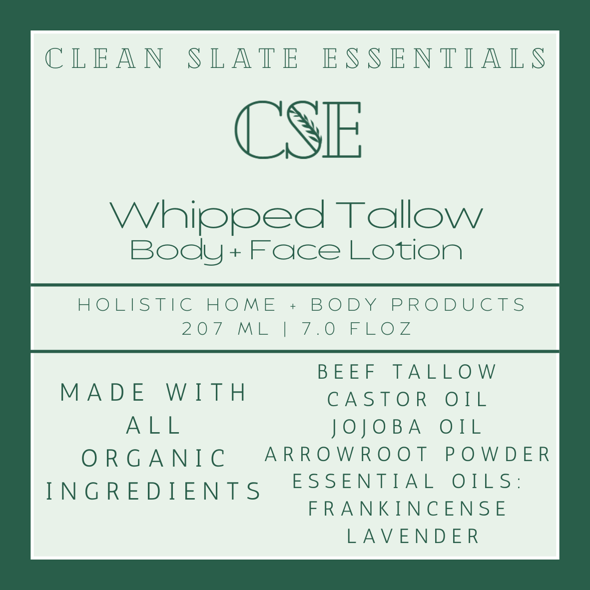 Original Whipped Tallow Lotion