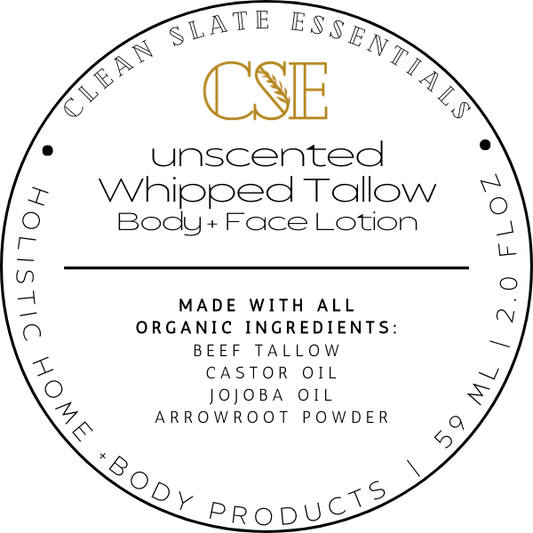 Unscented Whipped Tallow Lotion