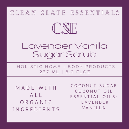 Lavender Vanilla Sugar Scrub